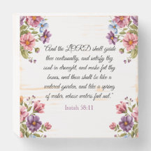 Elegante Waterverf Bloemen Houten Doos Teken