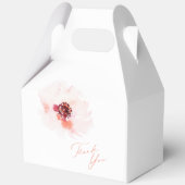 Elegante Waterverf Bloemen Huwelijk Favoriete Doze Bedankdoosjes (Voorkant)