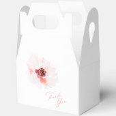 Elegante Waterverf Bloemen Huwelijk Favoriete Doze Bedankdoosjes (Open)