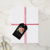 Elegante Waterverf Bloemen Prijs Labels Cadeaulabel (Met Touw)