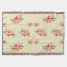 Elegante Waterverf Bloemendeken Sherpa Dekbed