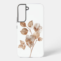 Elegante Waterverf bloementelefoonhoesje en Hoesje Samsung Galaxy Hoesje
