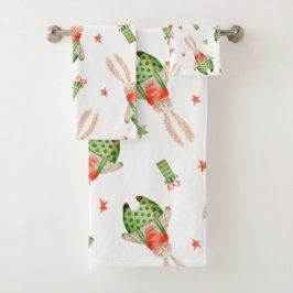 Elegante waterverf bloemrijke decoratieve opvallen bad handdoek