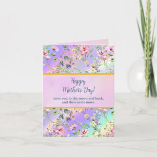 Elegante waterverf bloemschikking voor gelukkige M