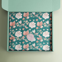 Elegante Waterverf Blush Roze Bloemmotief