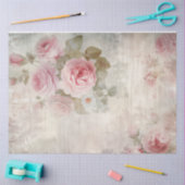Elegante waterverf boho blush roze rozen chic tissuepapier (Craft)