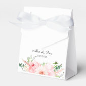 Elegante waterverf botanische bron bedankdoosjes (Voorkant Zijde)