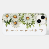 Elegante Waterverf Daisy Flowers Case-Mate iPhone Case (Achterkant (horizontaal))