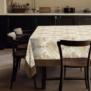 Elegante Waterverf Damask Victoriaans geïnspireerd Tafelkleed