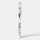 Elegante Waterverf Floral Green en Blush Pink Case-Mate iPhone Case (Achterkant / Rechts)