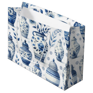 Elegante Waterverf gember potjes patroon Groot Cadeauzakje