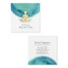 Elegante Waterverf Goud Meditatie Yoga Instructeur