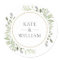 Elegante Waterverf Greenery Wedding Gold Favoriet