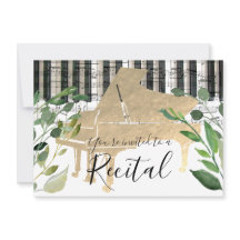 Elegante waterverf groene piano