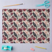 Elegante Waterverf Halloween Bloemen Tissuepapier (Craft)