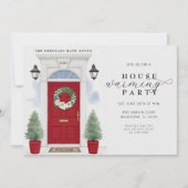 Elegante Waterverf Housewarming Party Kaart (Voorkant)