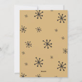 Elegante Waterverf kerstboom Kaart (Achterkant)