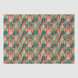 Elegante Waterverf Kerstgenot Tissuepapier