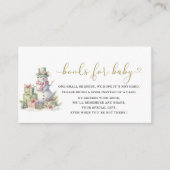 Elegante Waterverf Merry Christmas bEnclosure Kaar Informatiekaartje (Voorkant)