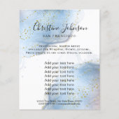 elegante waterverf nep glitters flyer (Voorkant)
