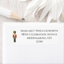 Elegante Waterverf Notenkraker Suite Retouradres Etiket