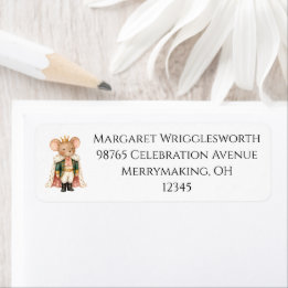 Elegante Waterverf Notenkraker Suite Retouradres Etiket