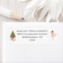 Elegante Waterverf Notenkraker Suite Retouradres Etiket