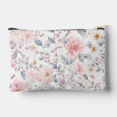 Elegante Waterverf Pastel Flower Soft Floral Pouch Etui (Achterkant)