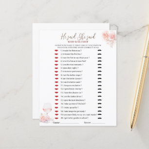 Elegante Waterverf Pink Floral Hij zei ze g