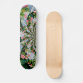 Elegante waterverf roze rozen skateboard (Voorkant)