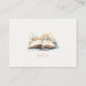 Elegante Waterverf van een nieuw Chapter Baby show Informatiekaartje (Achterkant)