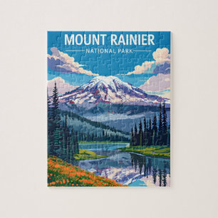 Elegante  waterverf van Washington DC Legpuzzel