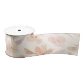 Elegante waterverf zachte bloemen lint (Spoel)