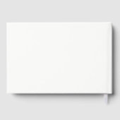 Elegante Waterverf Zonnebloemen Trouwgoud Gastenboek (Achterkant)