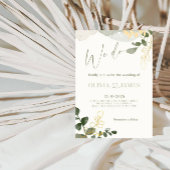 Elegante "We Do" bruiloft - Modern romantisch fees Kaart