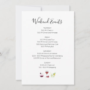 Elegante weekendactiviteiten Itinerary Kaart