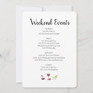 Elegante weekendactiviteiten Itinerary Kaart