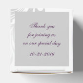 Elegante wervelingsgunst/giftdoos bedankdoosjes (Bovenkant)