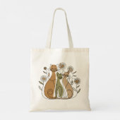 Elegante whiskers tote bag (Achterkant)