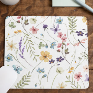 Elegante Wilde Bloem Bloemen Bloemstuk Muismat