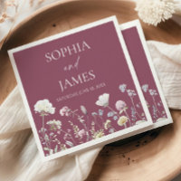 Elegante Wilde Bloem Bloemen Bruiloft