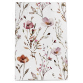 Elegante wilde bloem bohemian medium cadeauzakje (Voorkant)