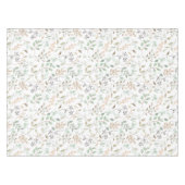 Elegante Wilde Bloem Boho Tafelkleed (Voorkant (Horizontaal))
