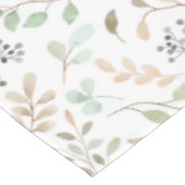 Elegante Wilde Bloem Boho Tafelkleed (Gekanteld)
