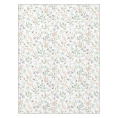 Elegante Wilde Bloem Boho Tafelkleed (Voorkant)