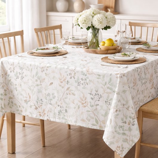 Elegante Wilde Bloem Boho Tafelkleed