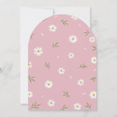 Elegante Wilde Bloemen Bloemetuin Bruidsmeisjesfee Kaart (Achterkant)