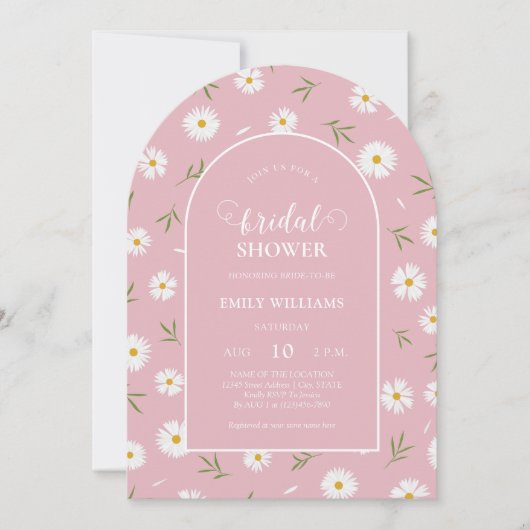 Elegante Wilde Bloemen Bloemetuin Bruidsmeisjesfee Kaart (Voorkant)