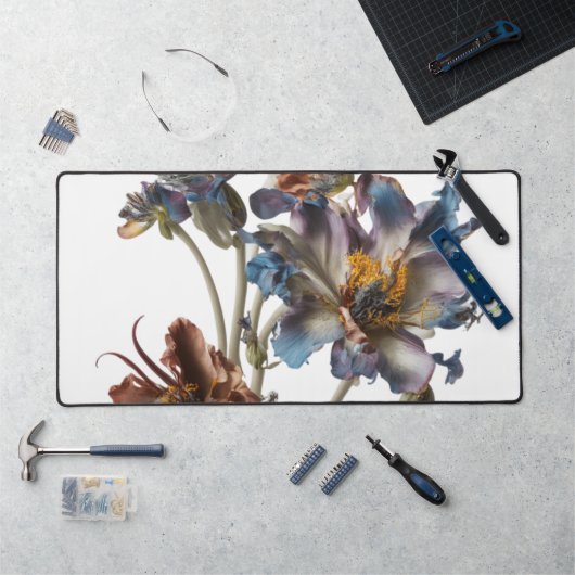 Elegante wilde bloemen bureaumat (Werkstation)