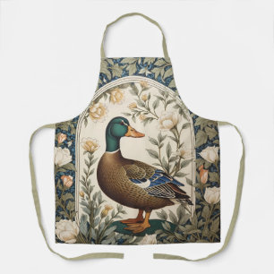 Elegante Wilde Eend William Morris Geïnspireerd Schort